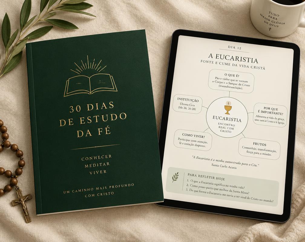 Mockup do 30 Dias de Estudo da Fé